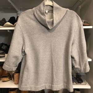 Mock neck sweatshirt